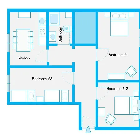 Apartment The Paul Ii - Stylish & 3 Bedroom Apartment, Group & Family Friendly, 4- 6 Guests Berlin